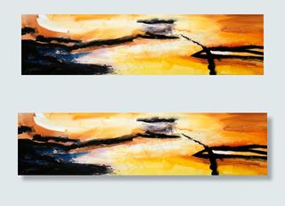 赵无极抽象画色彩空间