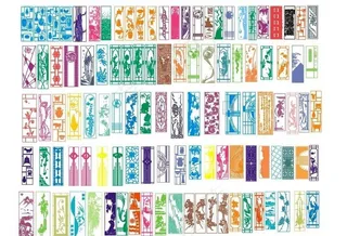 艺术玻璃移门图片