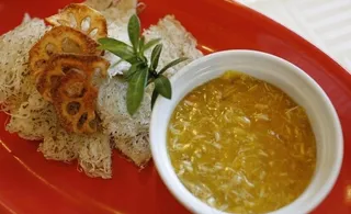 金湯蟹粉銀絲米图片