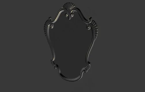欧式镜子模型图片