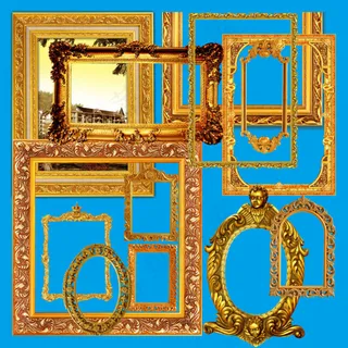 欧式边框 金色边条 ...