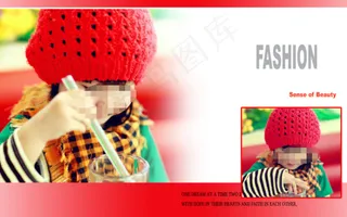 儿童相册模板免费下载 psd源文件