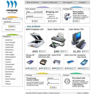 电子商务网页图片