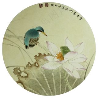 龚雪青工笔花鸟高清图