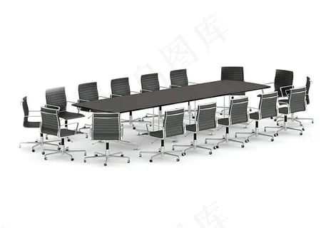 会议桌模型素材 会议桌模型素材