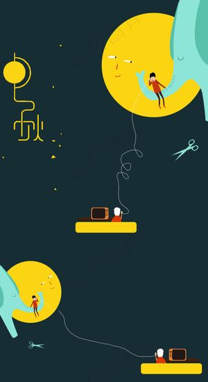 背景图片  卡通插画