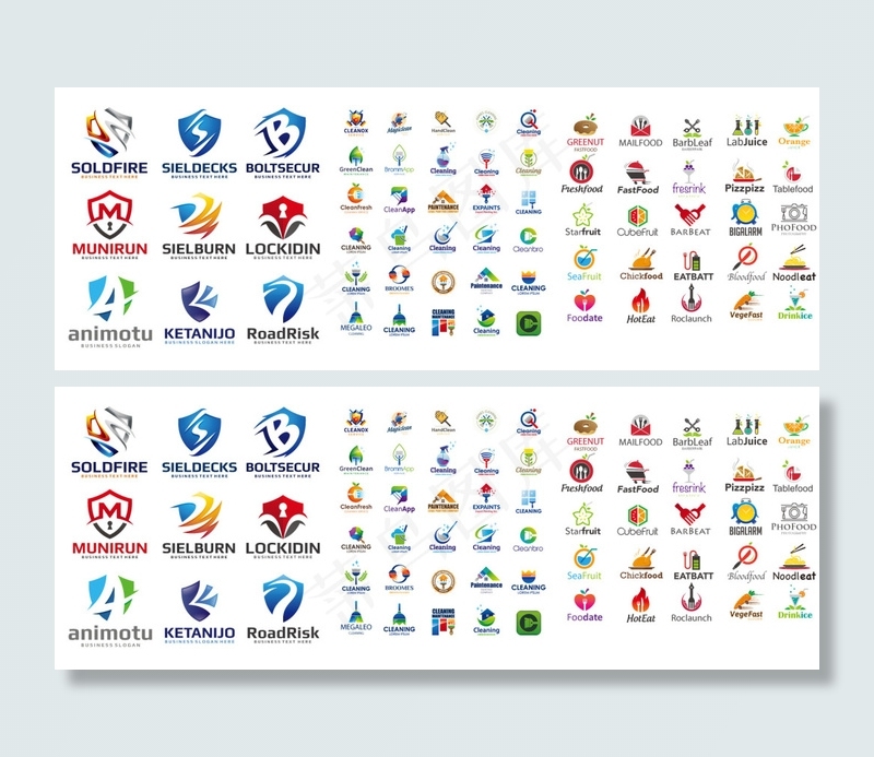 时尚LOGO设计eps,ai矢量模版下载