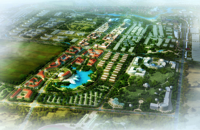 城市鸟瞰图图片