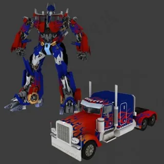 变形金刚擎天柱3D素材