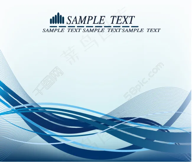 渐变 证卡 背景 线条 蓝色 会议 科技eps,ai矢量模版下载