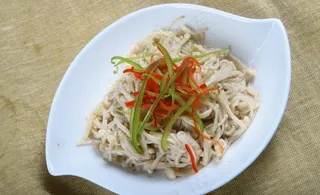 中式套餐小菜拌金针菇图片