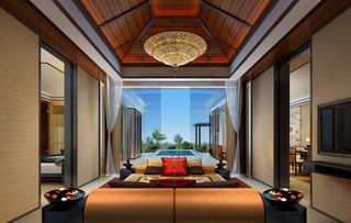 酒店客房效果图图片