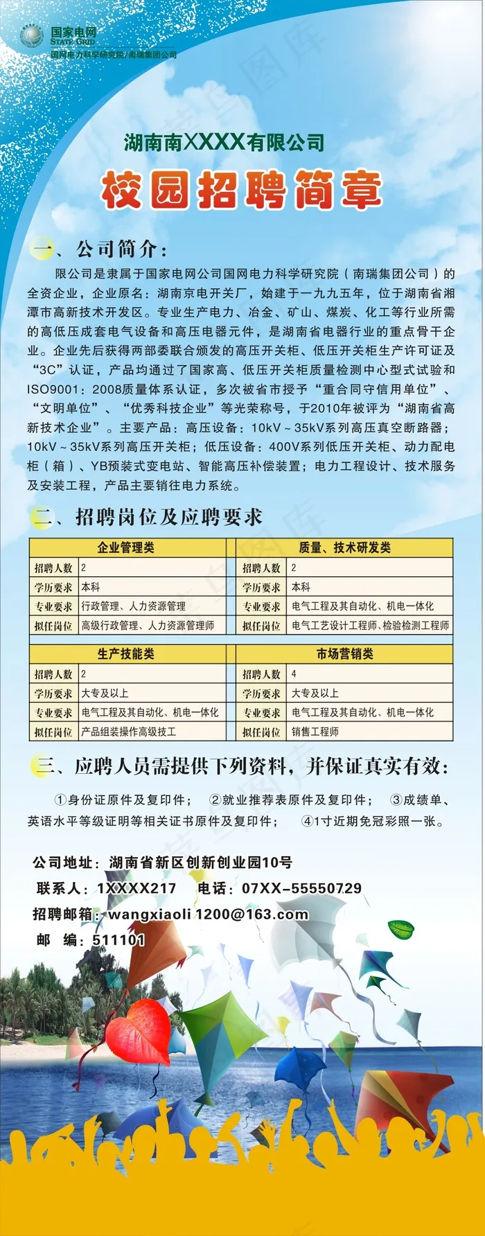 企业招聘(780X2000)cdr矢量模版下载