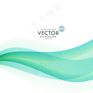 绿色背景矢量图