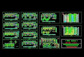 高层住宅楼--万科施工图CAD详图...