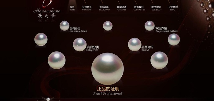 珠宝网站图片psd模版下载