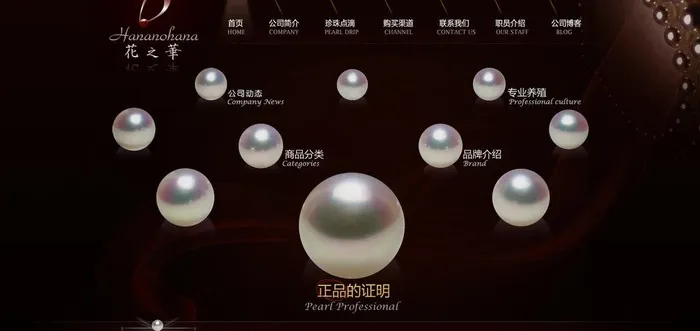 珠宝网站图片psd模版下载