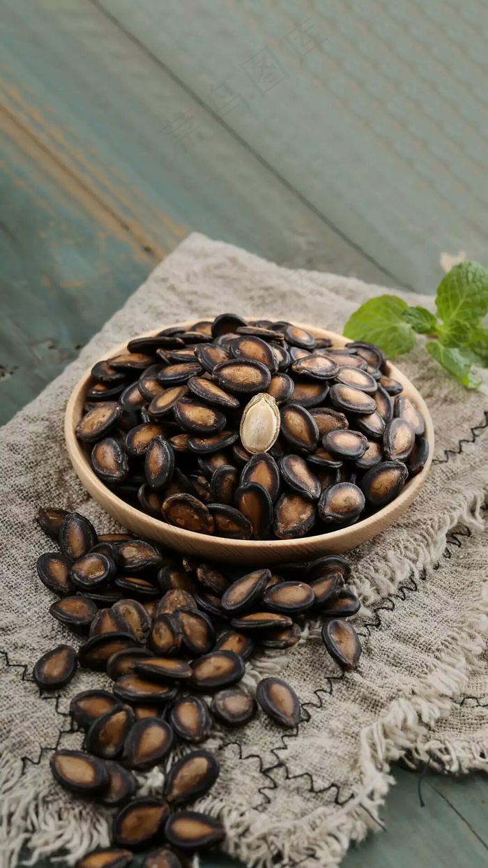 黑瓜子高清摄影图片