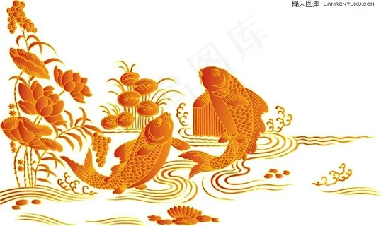 中国传统鲤鱼跳龙门