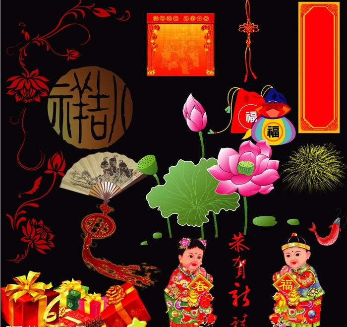 新年贺卡用图图片