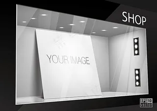 灯光照明广告牌素材