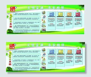 交通安全宣传展板