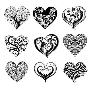 炫彩动物手绘图案纹身素材