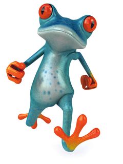 跑步的青蛙图片