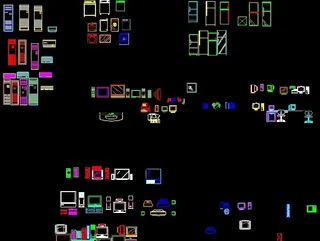 电视机/洗衣机/冰箱/家电图块12