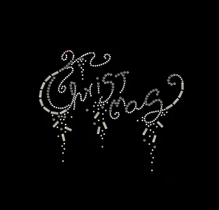 烫钻 文字 英文 钉珠 免费素材