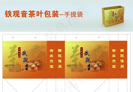 铁观音茶叶包装 手提袋图片