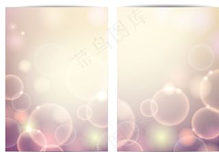 炫彩泡泡光晕海报背景图片