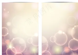 炫彩泡泡光晕海报背景图片