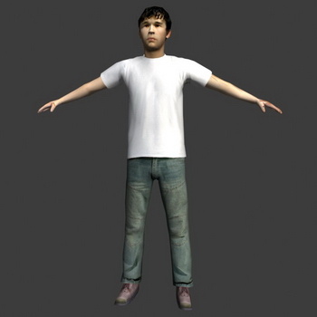 人物男性3d模型素材人物模型素材免...