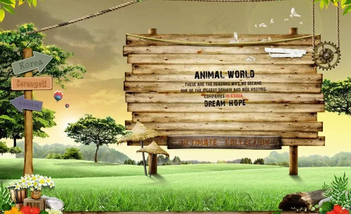 野外导航指示牌图片psd模版下载