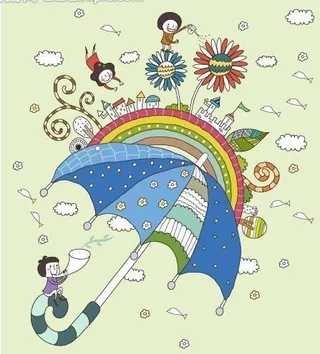 矢量儿童插画图片