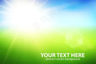 夏季背景矢量图片