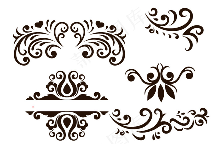 欧式花纹花边图片