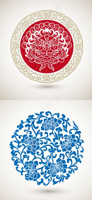 2017古典中国风吉祥图案狮子头兽... 2017古典中国风吉祥图案狮子头兽...