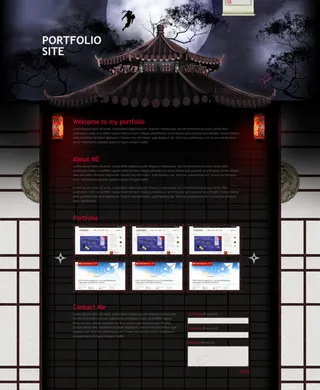 特色博客模板图片