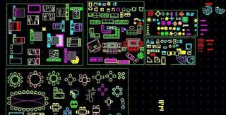 室内CAD家具图库