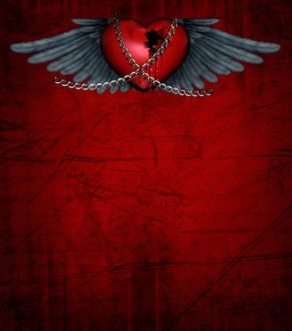 心形红色背景图片下载