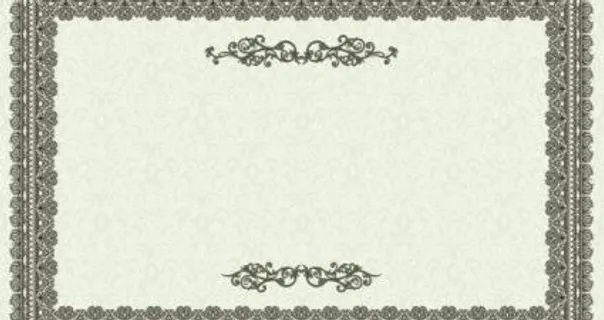 欧洲精湛的证书模板01矢量