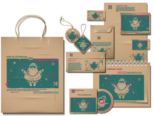 圣诞节周边产品01——矢量素材