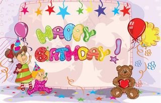 卡通生日背景