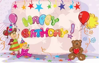 卡通生日背景