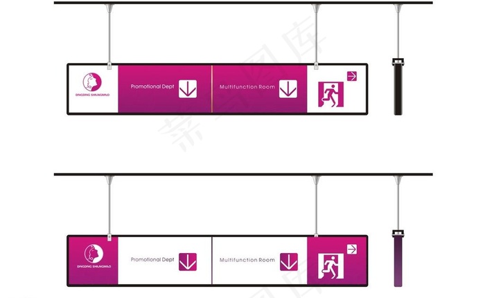 指示牌 地库导视系统图片