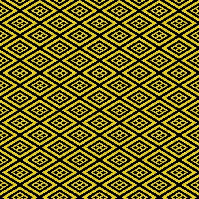 黄色菱形格图案底纹