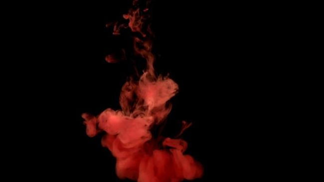 红色水墨视频素材