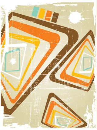 复古的破旧海报背景矢量素材